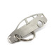 Car-Shapes keychains Tesla Model X stainless steel keychain | races-shop.com
