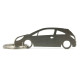 Car-Shapes keychains Opel Corsa D 3d stainless steel keychain | races-shop.com