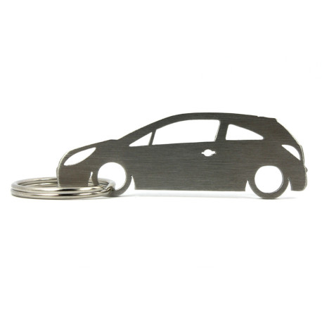 Car-Shapes keychains Opel Corsa D 3d stainless steel keychain | races-shop.com