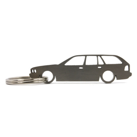 Car-Shapes keychains BMW 5 series E34 wagon stainless steel keychain | races-shop.com