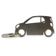 Car-Shapes keychains Smart Fortwo MK3 stainless steel keychain | races-shop.com