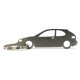 Car-Shapes keychains Daewoo Lanos 3d stainless steel keychain | races-shop.com