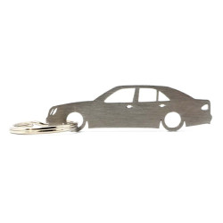 Mercedes W210 sedan stainless steel keychain