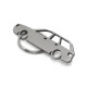 Car-Shapes keychains Audi 80 wagon stainless steel keychain | races-shop.com