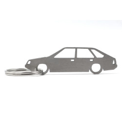 FSO Polonez Caro stainless steel keychain