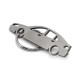 Car-Shapes keychains Renault Laguna 2gen 5d stainless steel keychain | races-shop.com