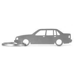 Volvo 940 sedan stainless steel keychain