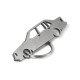 Car-Shapes keychains Volvo 940 sedan stainless steel keychain | races-shop.com