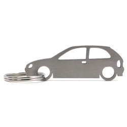 Opel Corsa B 3d stainless steel keychain