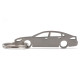 Car-Shapes keychains Opel Insignia B sedan stainless steel keychain | races-shop.com