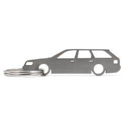 Audi A6 C4 wagon stainless steel keychain