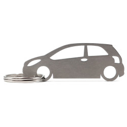 Toyota Yaris 2gen 3d stainless steel keychain