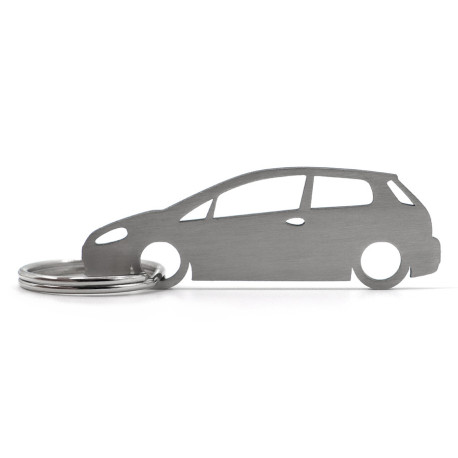 Car-Shapes keychains Fiat Grande Punto 3d stainless steel keychain | races-shop.com