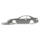 Car-Shapes keychains Honda Prelude 5gen stainless steel keychain | races-shop.com