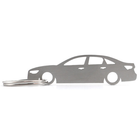 Car-Shapes keychains Audi A6 C8 sedan stainless steel keychain | races-shop.com