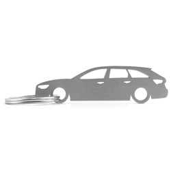 Audi A6 C8 wagon stainless steel keychain