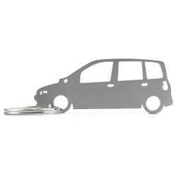 Fiat Multipla stainless steel keychain