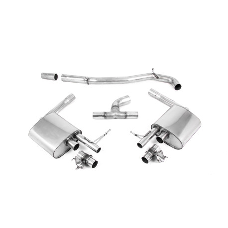 Milltek exhaust systems Milltek non-resonated cat-back valved exhaust for Volkswagen Arteon 2.0TSI 2017-21 | races-shop.com