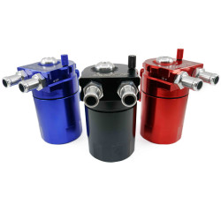 Oil catch tank RACES PRO with two outputs - capacity 0,3l