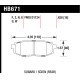 Brake pads HAWK performance Hawk Brake Pad DTC-70 (16 mm) HB671U.628 | races-shop.com