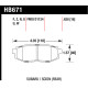 Brake pads HAWK performance Hawk Brake Pad DTC-60 (16 mm) HB671G.628 | races-shop.com