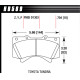 Brake pads HAWK performance Hawk Brake Pad LTS HB589Y.704 | races-shop.com
