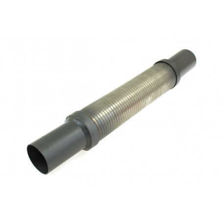 Exhaust flex pipe (SS409 segmental) Exhaust flex pipe 51x425mm, , stainless | races-shop.com
