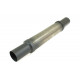 Exhaust flex pipe (SS409 segmental) Exhaust flex pipe 63x415mm, stainless | races-shop.com