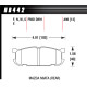 Brake pads HAWK performance Hawk Brake Pad DTC-60 HB442G.496 | races-shop.com