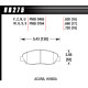Brake pads HAWK performance Hawk Brake Pad DTC-60 (16 mm) HB275G.620 | races-shop.com