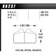 Brake pads HAWK performance Hawk Brake Pad DTC-70 (16 mm) HB237U.625 | races-shop.com