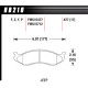 Brake pads HAWK performance Hawk Brake Pad Performance Ceramic HB210Z.677 | races-shop.com