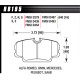 Brake pads HAWK performance Hawk Brake Pad ER-1 HB195D.640 | races-shop.com