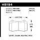 Brake pads HAWK performance Hawk Brake Pad HPS 5.0 HB194B.665 | races-shop.com