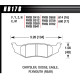 Brake pads HAWK performance Hawk Brake Pad HPS HB176F.614 | races-shop.com