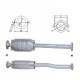 Direc fit CAT and DPF Magnaflow Magnaflow Catalytic Converter for ALFA ROMEO | races-shop.com