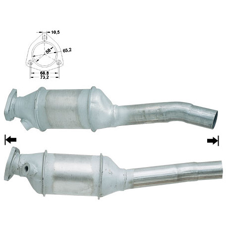 Direc fit CAT and DPF Magnaflow Magnaflow Catalytic Converter for AUDI | races-shop.com