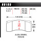 Brake pads HAWK performance Hawk Brake Pad DTC-60 (16 mm) HB105G.620 | races-shop.com