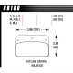 Brake pads HAWK performance Hawk Brake Pad DTC-60 (12 mm) HB100G.480 | races-shop.com