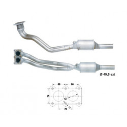 Magnaflow Catalytic Converter for AUDI SEAT SKODA VOLKSWAGEN