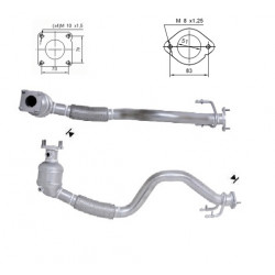 Magnaflow Catalytic Converter for AUDI SKODA VOLKSWAGEN
