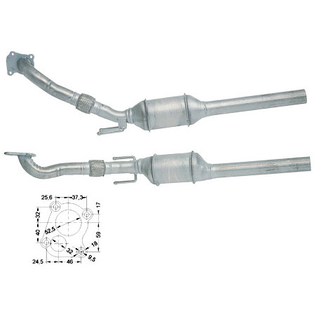 Direc fit CAT and DPF Magnaflow Magnaflow Catalytic Converter for AUDI SEAT SKODA VOLKSWAGEN | races-shop.com