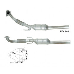 Magnaflow Catalytic Converter for AUDI SEAT SKODA VOLKSWAGEN