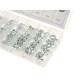 Sets of sealing washers, O-rings, nuts Set of stainless steel nuts - 300pcs | races-shop.com