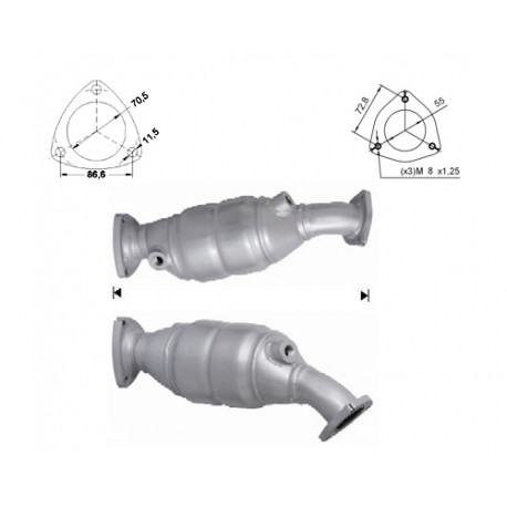 Direc fit CAT and DPF Magnaflow Magnaflow Catalytic Converter for AUDI | races-shop.com