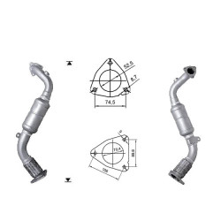 Magnaflow Catalytic Converter for AUDI VOLKSWAGEN