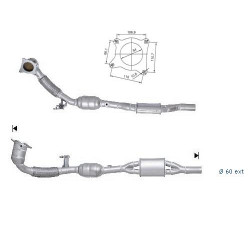 Magnaflow Catalytic Converter for AUDI
