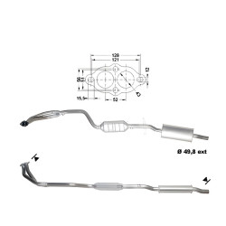 Magnaflow Catalytic Converter for BMW