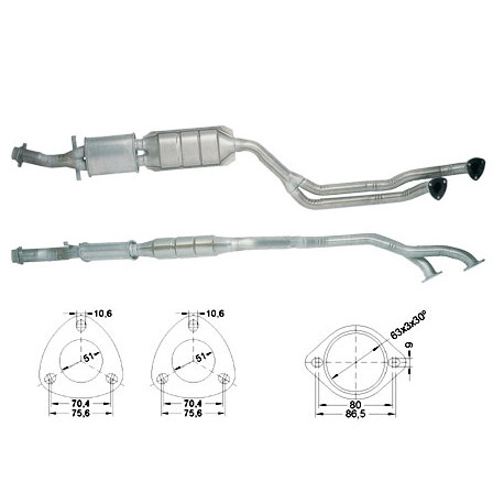 Direc fit CAT and DPF Magnaflow Magnaflow Catalytic Converter for BMW | races-shop.com