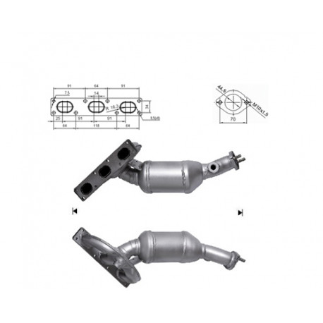 Direc fit CAT and DPF Magnaflow Magnaflow Catalytic Converter for BMW | races-shop.com